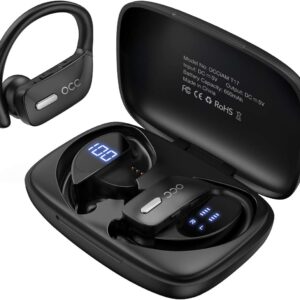 Occiam Wireless Black Waterproof Earbuds