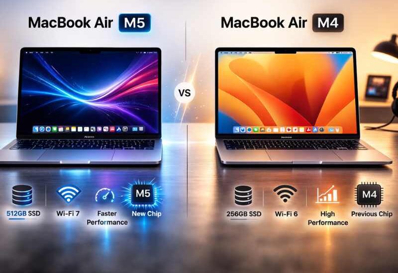 macbook air m5 vs macbook air m4